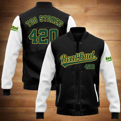 Custom Unisex Baseball Jacket - RealBud Camo