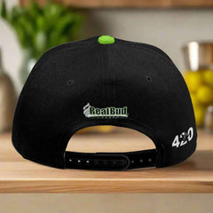 Baseball Cap With Flat Brim - RealBud Camo