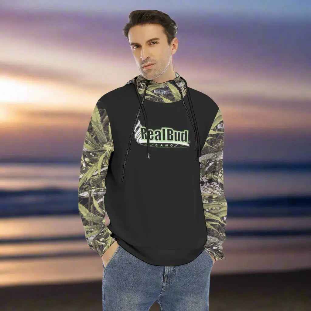 Men's Hoodie Double Zipper with Placket for Ultimate Comfort and Style - RealBud Camo