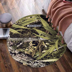 Foldable Round Mat - Convenient Portable Floor Mat for Versatile Use - RealBud Camo