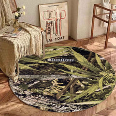 Foldable Round Mat - Convenient Portable Floor Mat for Versatile Use - RealBud Camo