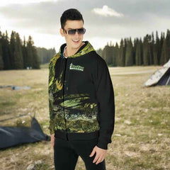 Men's Fleece Zip Up Hoodie - Heavyweight Comfort for Every Occasion - RealBud Camo