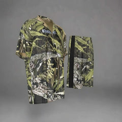 Men's Imitation Silk Shirt Suit for Stylish Comfort - RealBud Camo