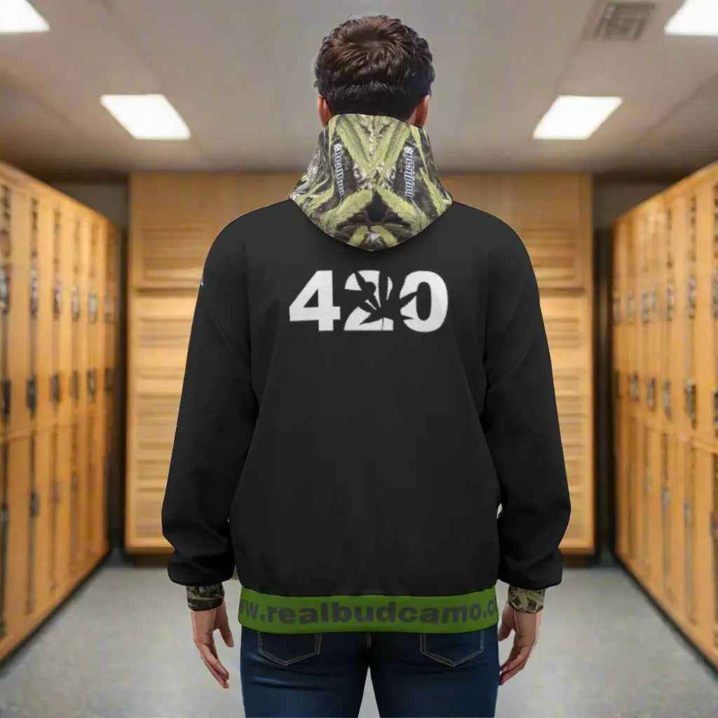 Pullover Hoodie with Zipper Closure - 310GSM Cotton for Ultimate Comfort and Style - RealBud Camo