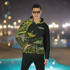 Men's Fleece Zip Up Hoodie - Heavyweight Comfort for Every Occasion - RealBud Camo