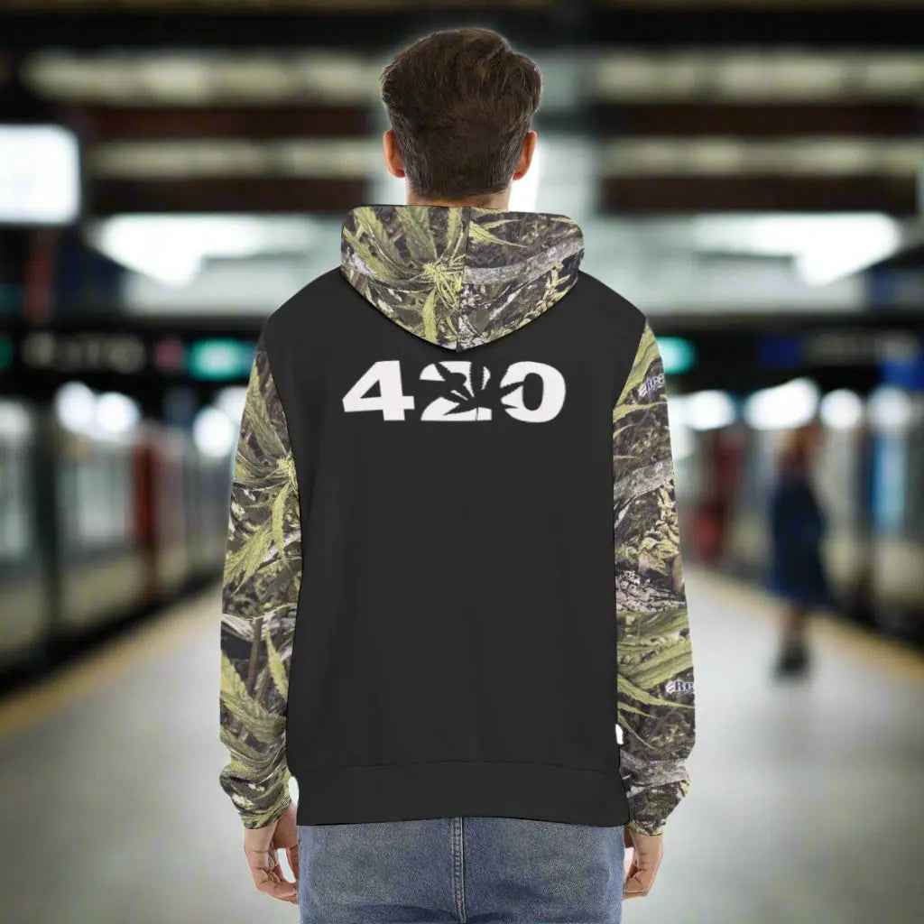 Men's Hoodie Double Zipper with Placket for Ultimate Comfort and Style - RealBud Camo