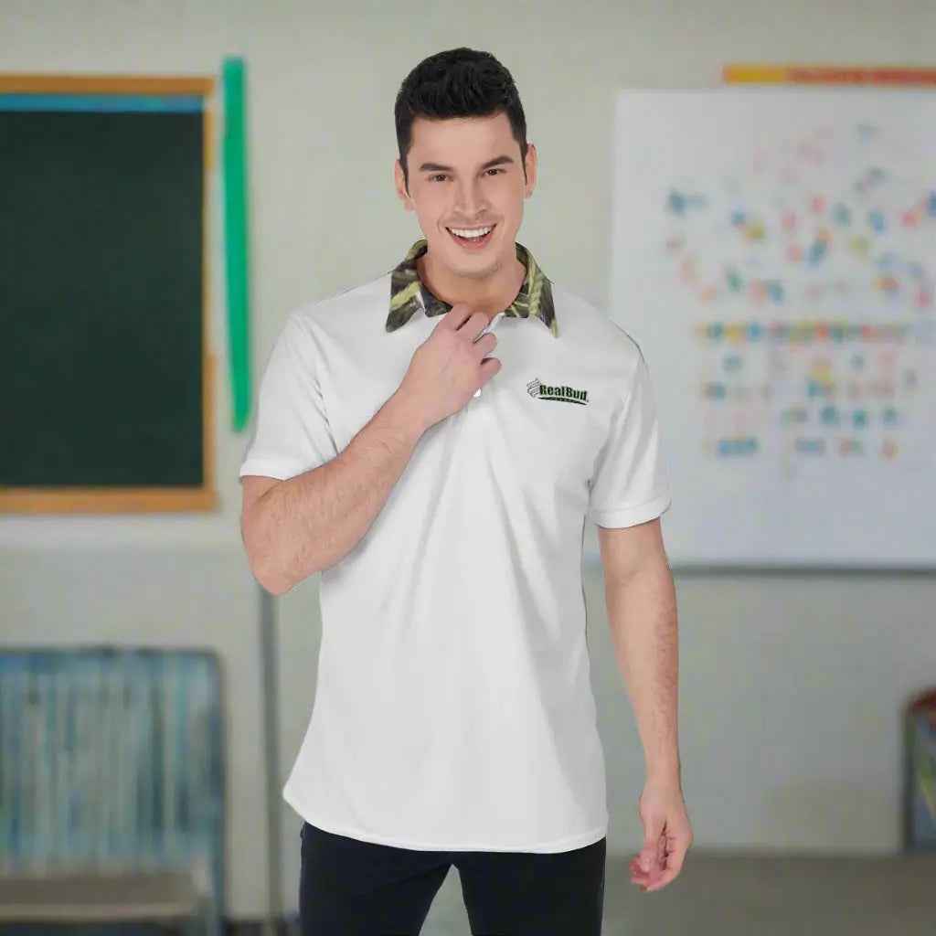 Men's Polo Shirt - Stylish and Comfortable Apparel for Every Occasion - RealBud Camo