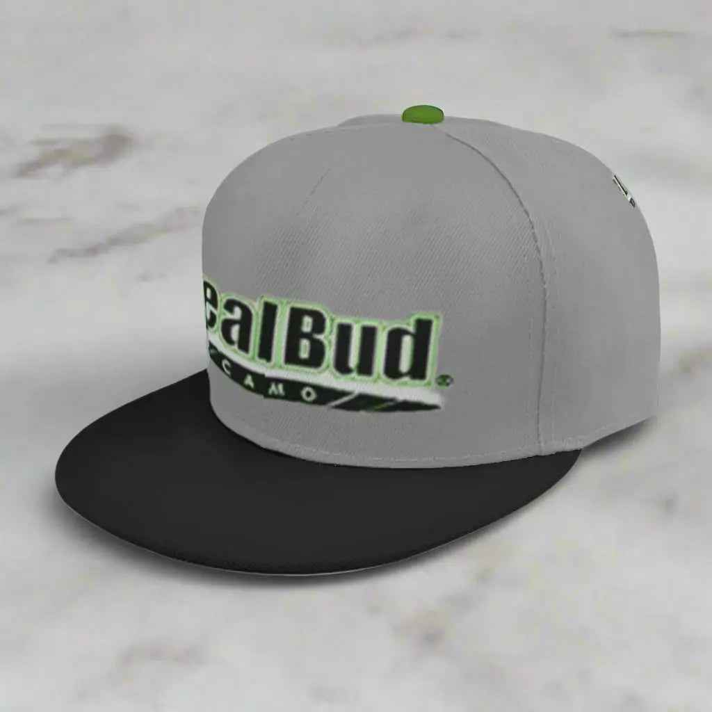 Baseball Cap With Flat Brim - RealBud Camo