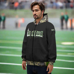 Pullover Hoodie with Zipper Closure - 310GSM Cotton for Ultimate Comfort and Style - RealBud Camo