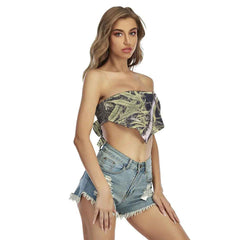 Women's Triangle Tube Top - RealBud Camo
